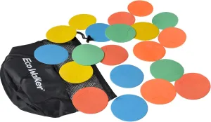 4inch Mini Floor Spot Markers for Classroom Preschool and Kindergarten (Set of 20pcs) (Multi)