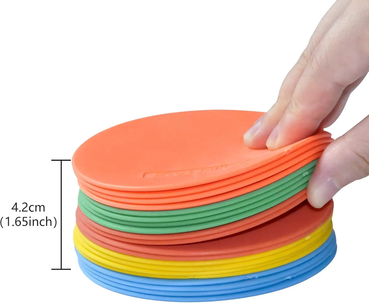 4inch Mini Floor Spot Markers for Classroom Preschool and Kindergarten (Set of 20pcs) (Multi)