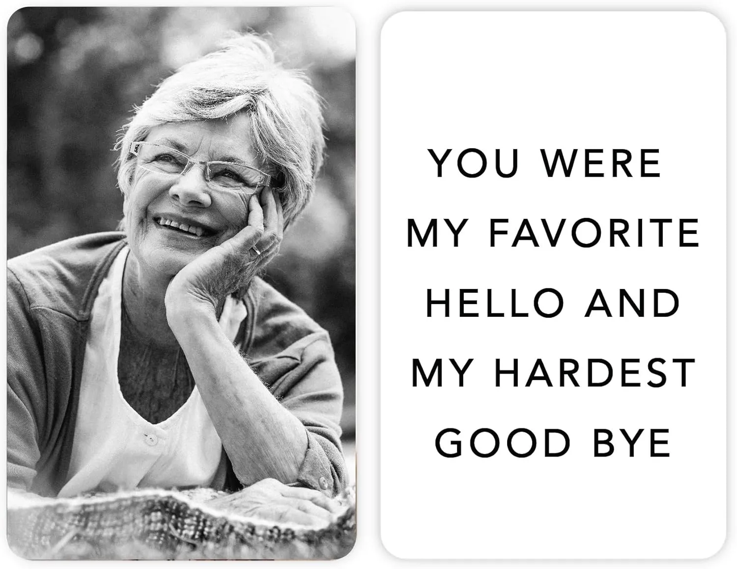 Andaz Press Personalized Photo Wallet Insert with Custom Picture, Text, or Quote Message - Two Sides Metal Wallet Card, 3.37" x 2.125"