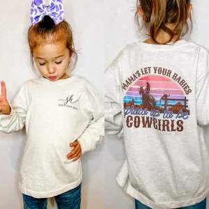 Be Cowgirls Long Sleeve Girls Tee