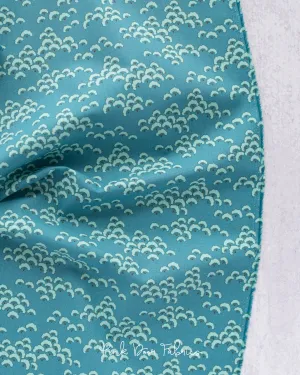 Bloomsville - Cottonbloom in Petrol - 100513 - Half Yard