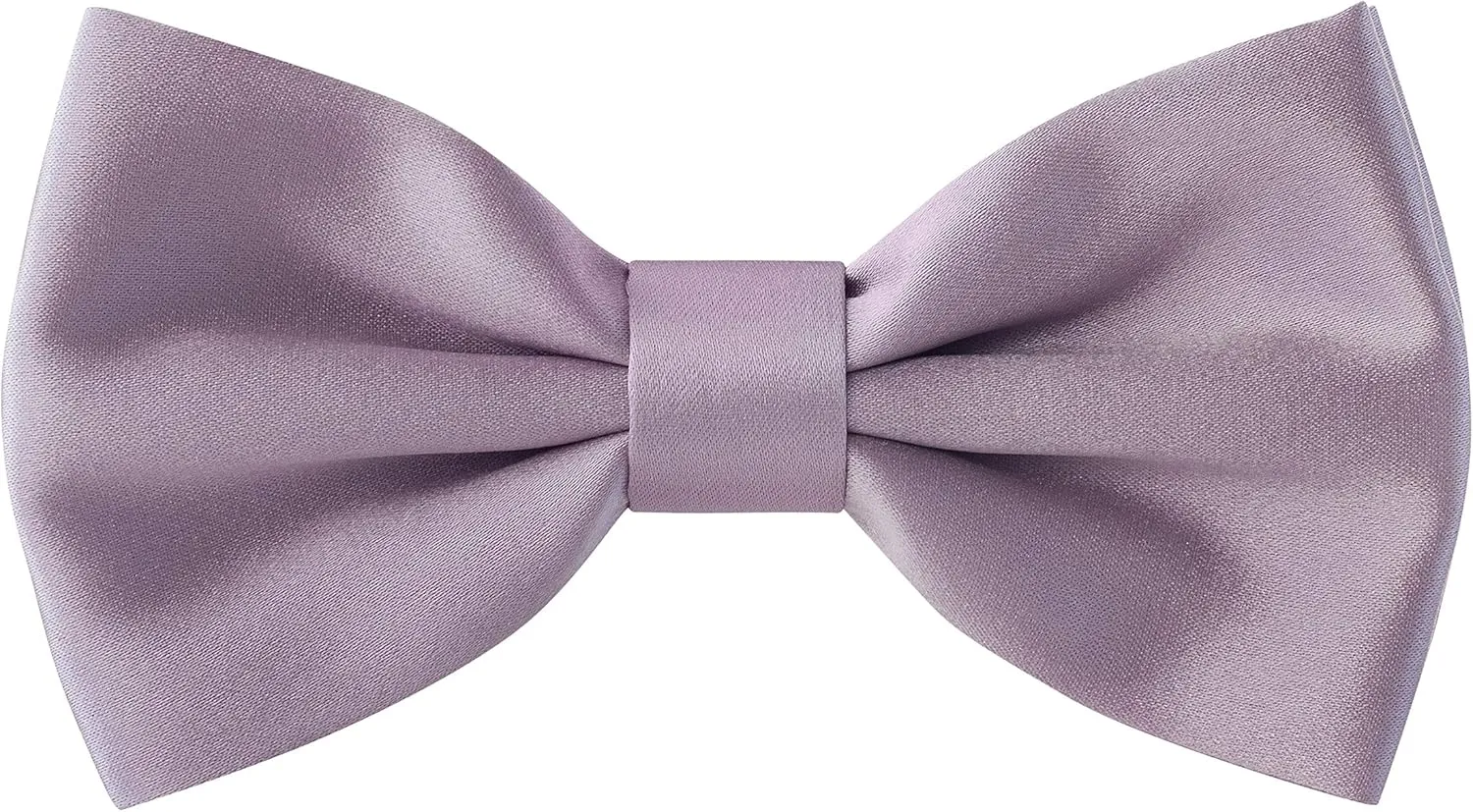 Bow Tie House Real Silk Classic Pre-Tied Bow Tie Formal Solid Tuxedo with Gift Box