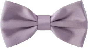 Bow Tie House Real Silk Classic Pre-Tied Bow Tie Formal Solid Tuxedo with Gift Box