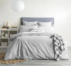 Chambray Paradis Quilt Cover Set Range Castlerock