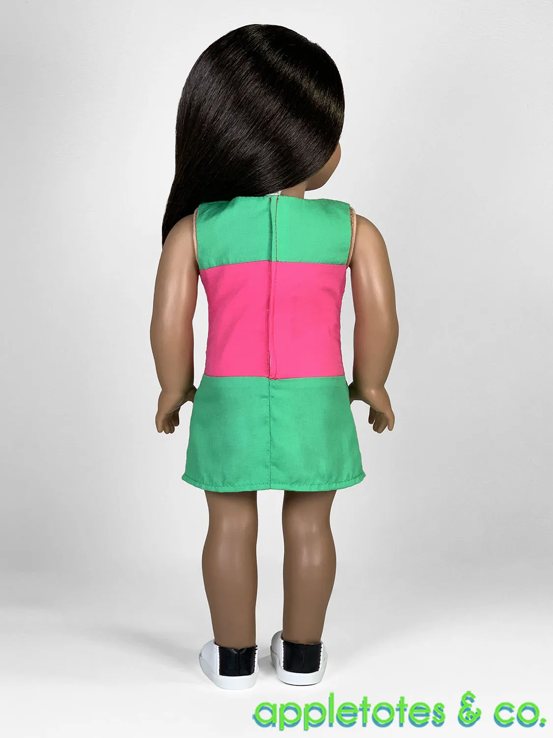 Checkered Dress 18 Inch Doll Sewing Pattern