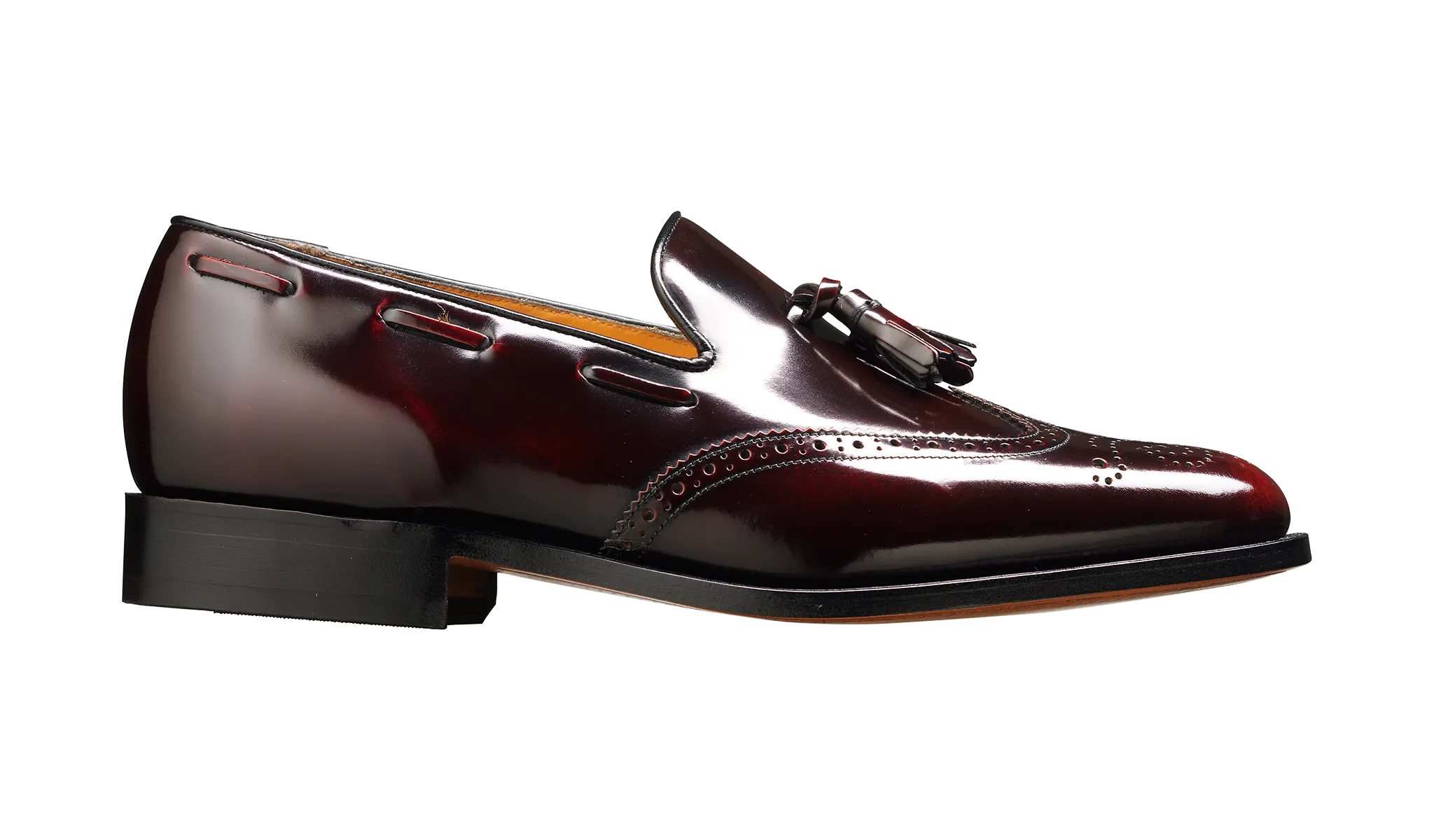 Clive - Burgundy Hi-Shine