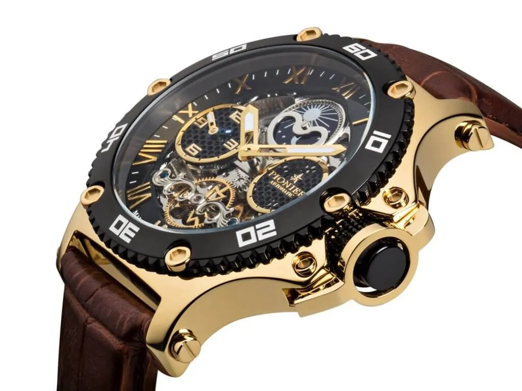 Dual-Time Hawaii Pionier GM-514-3 | Gold | Made in Germany