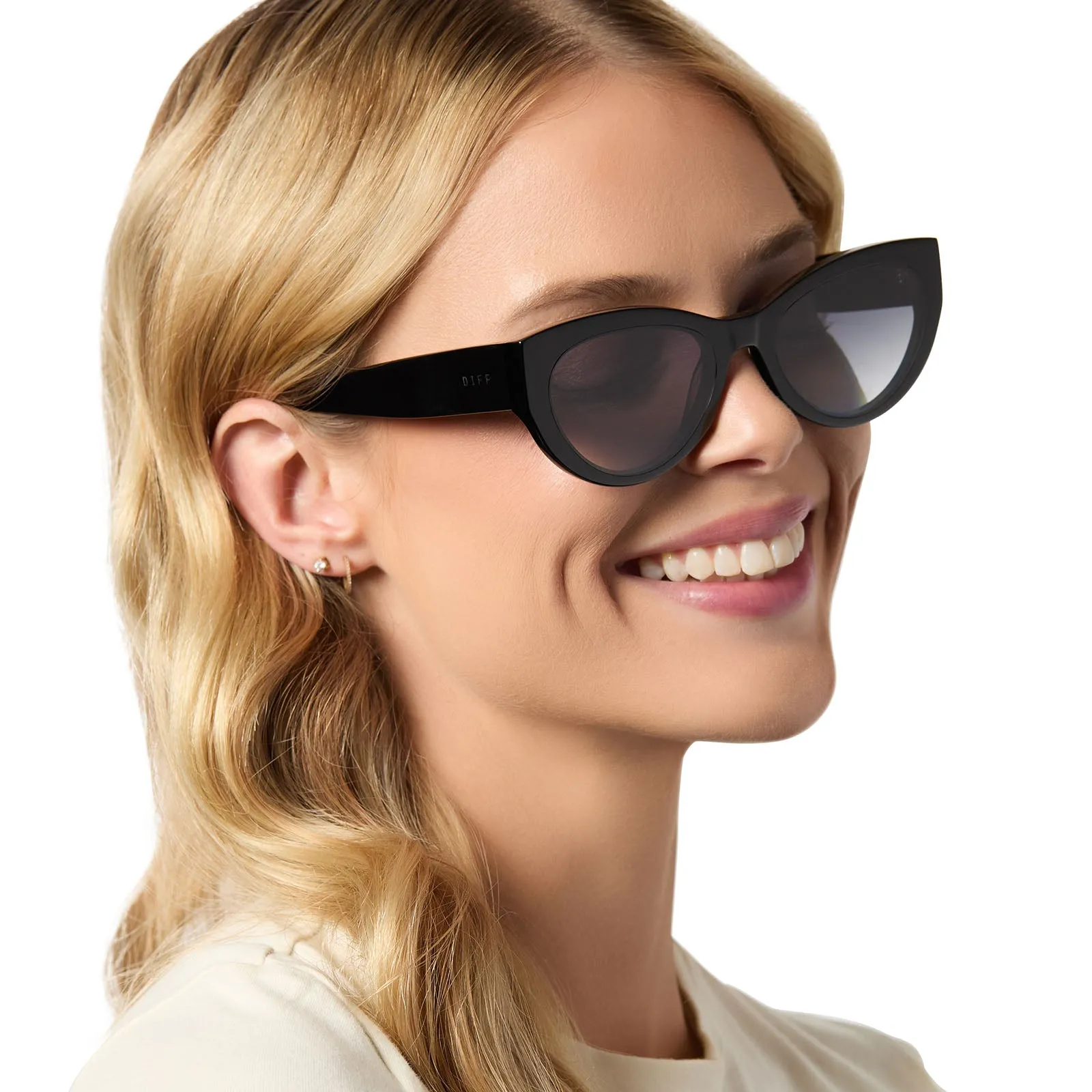 EMILY IN PARIS - CAMILLE   BLACK   GREY GRADIENT SUNGLASSES