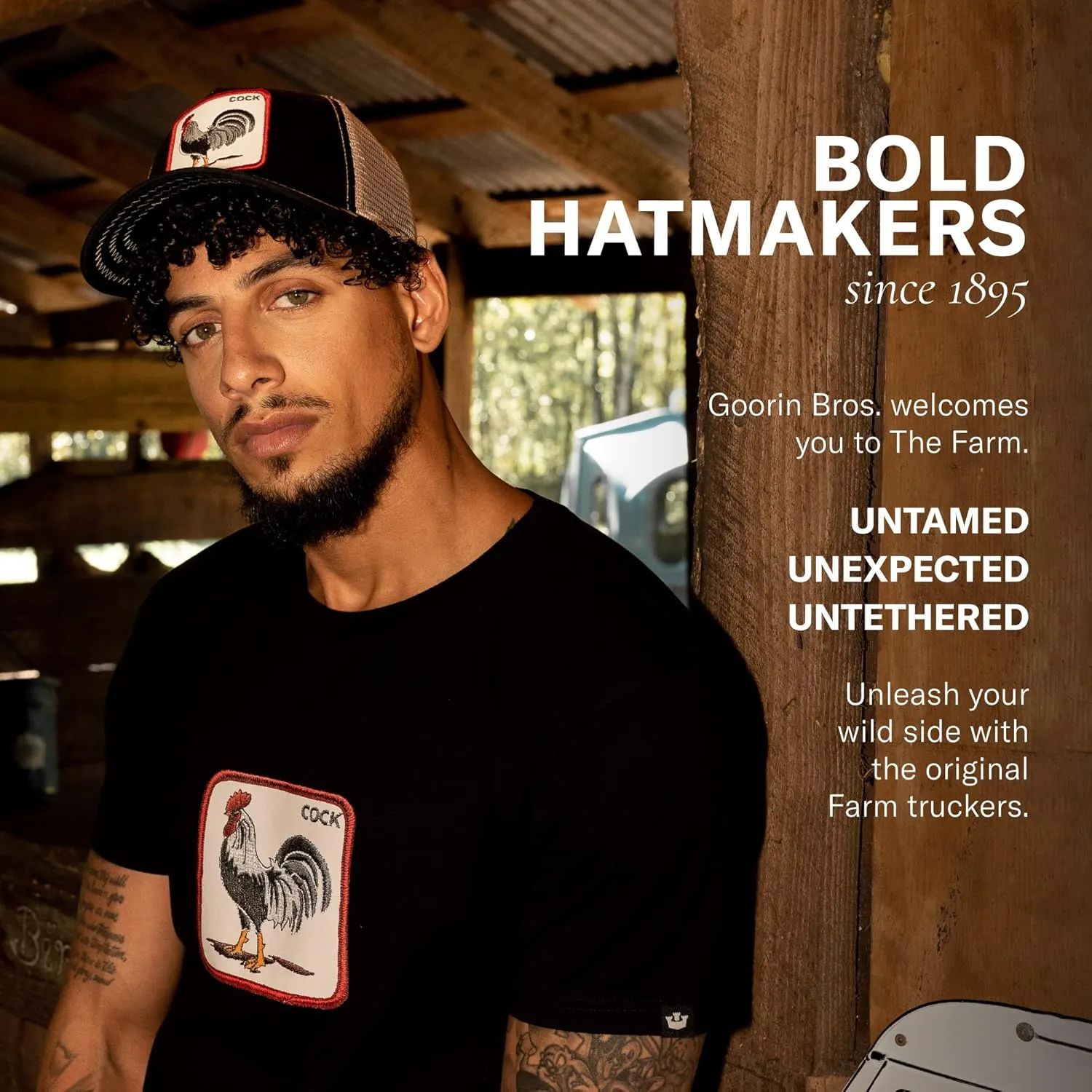 Goorin Bros. Unisex Farm Originals Collection Adjustable Trucker Hats