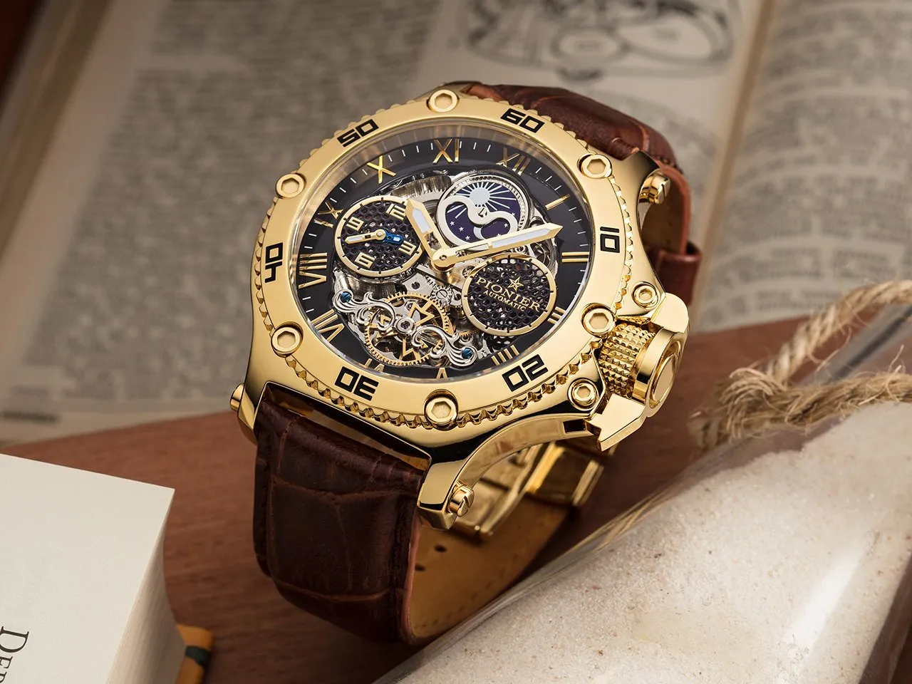 Hawaii Dual-Time GM-514-2 Gold Pionier, Germany