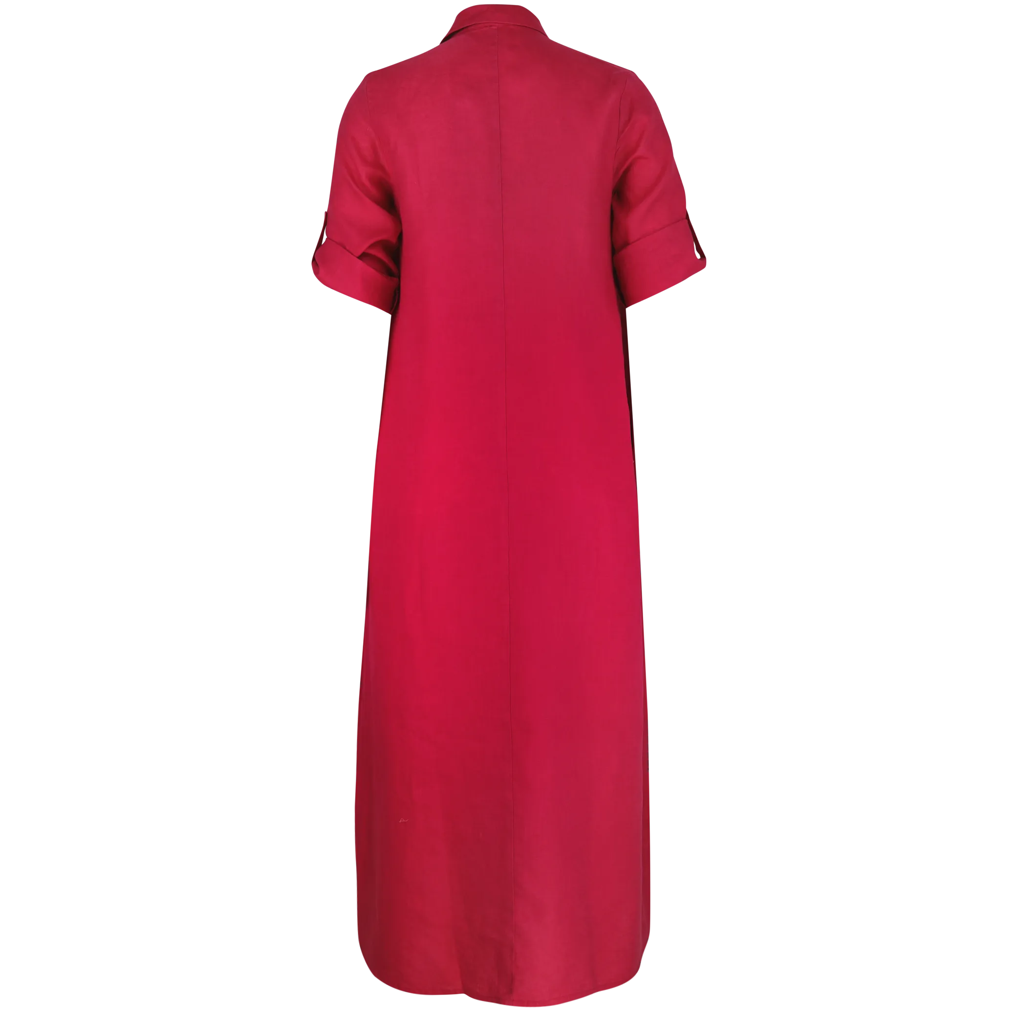 IS Juniper Collar Kaftan  Fuschia