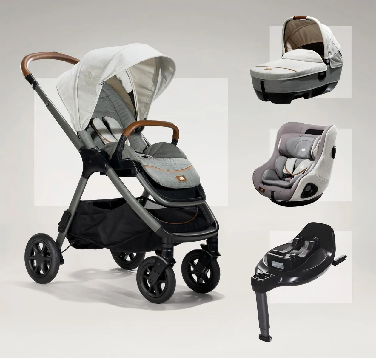 Joie Signature Finiti Flex Grow Ready Bundle Oyster
