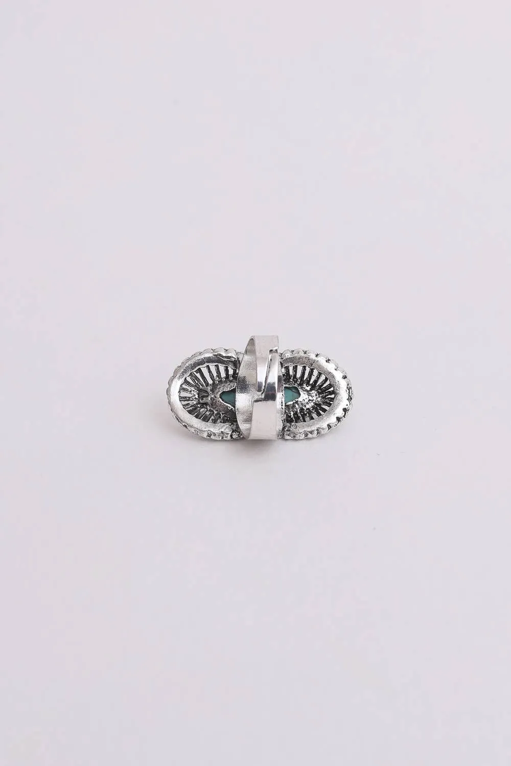 Marquise Western Adjustable Turquoise Ring