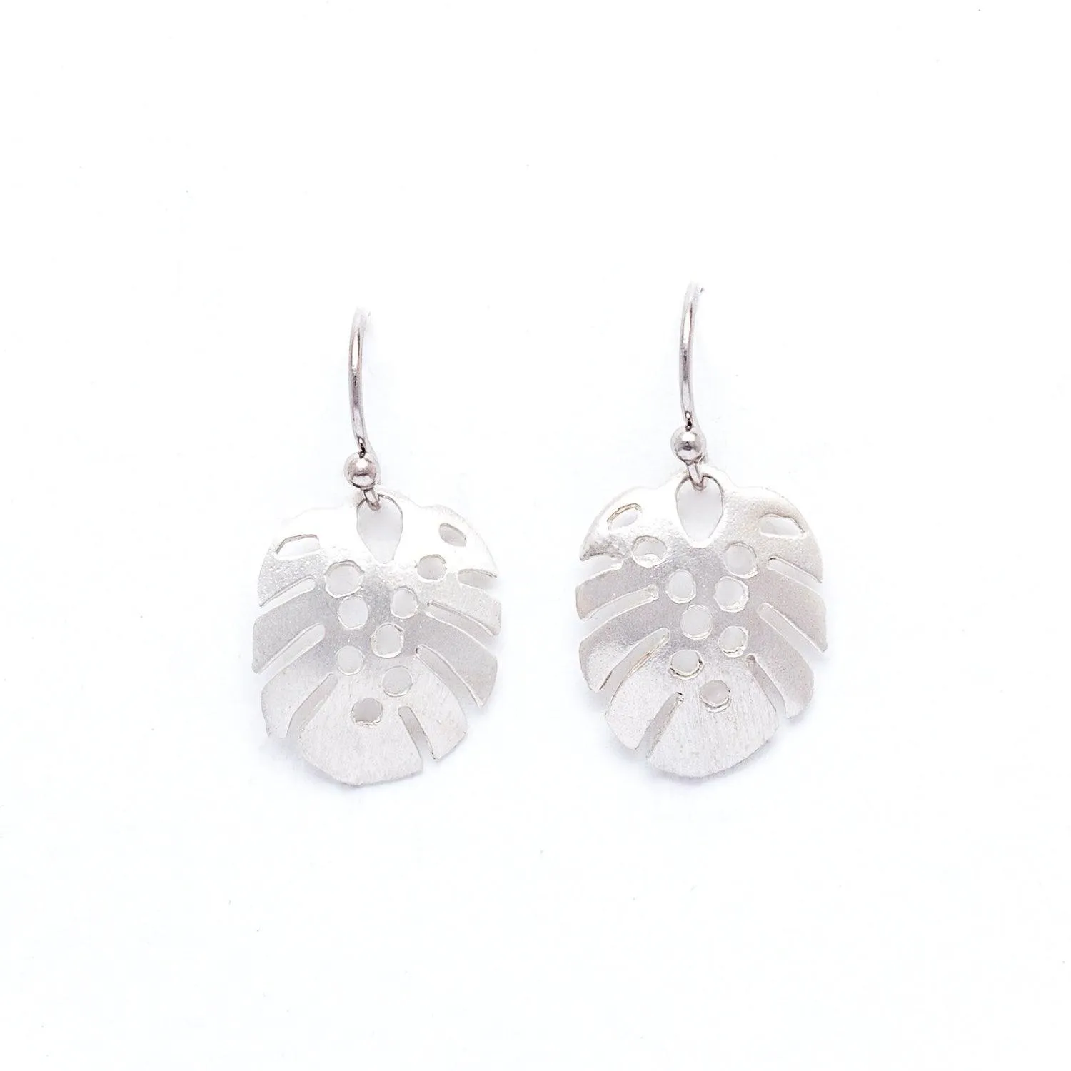 Monstera leaf earrings - small