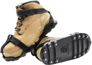 MPACTO Sasquatch Ice Traction Cleats by IMPACTO - Large Steel Cleats (M 11-12.5), Sandal Style, Adjustable Straps, Hexagonal Grip for Shoes & Boots Safety