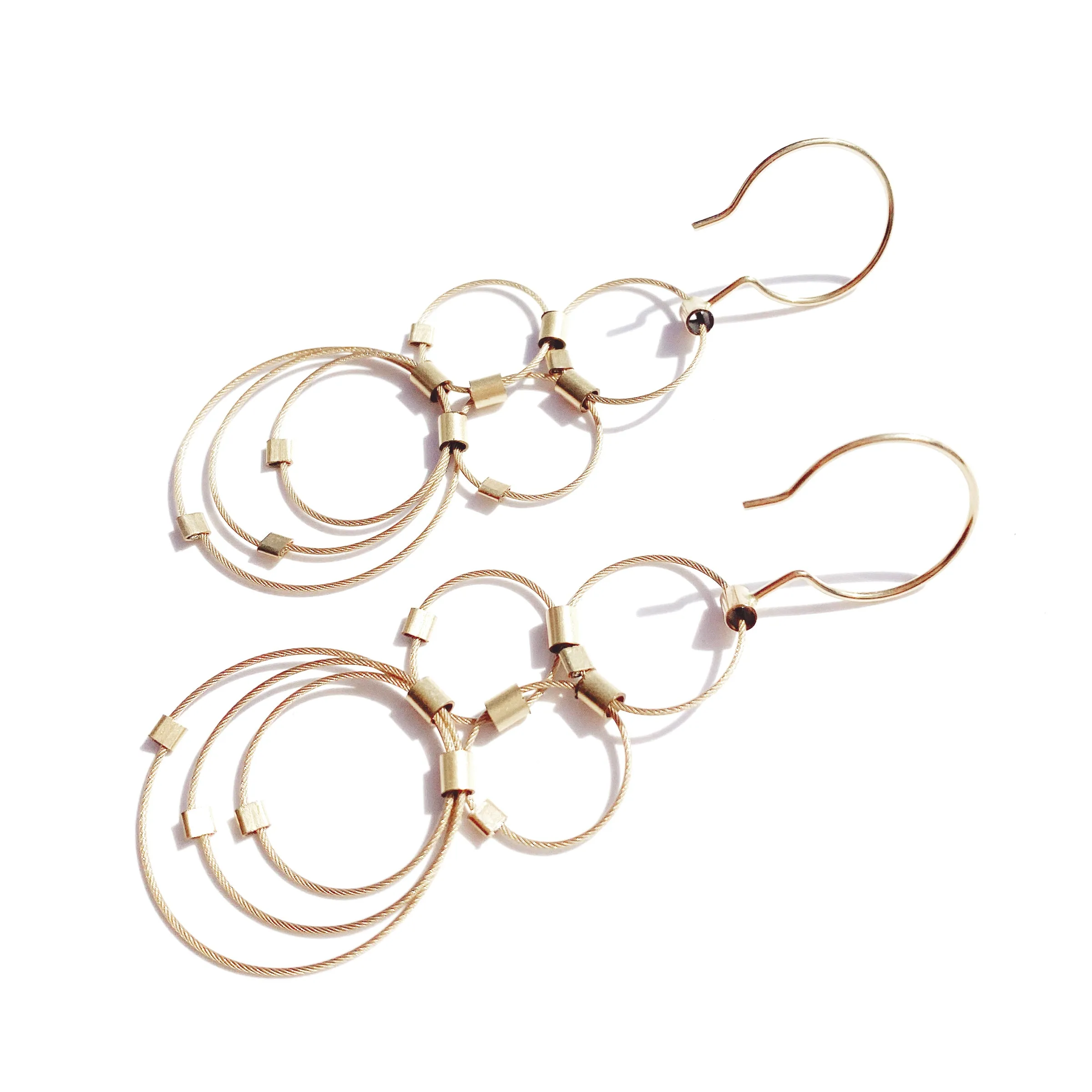 MPR x Golden Glow Earrings: Multi Circle Hooks