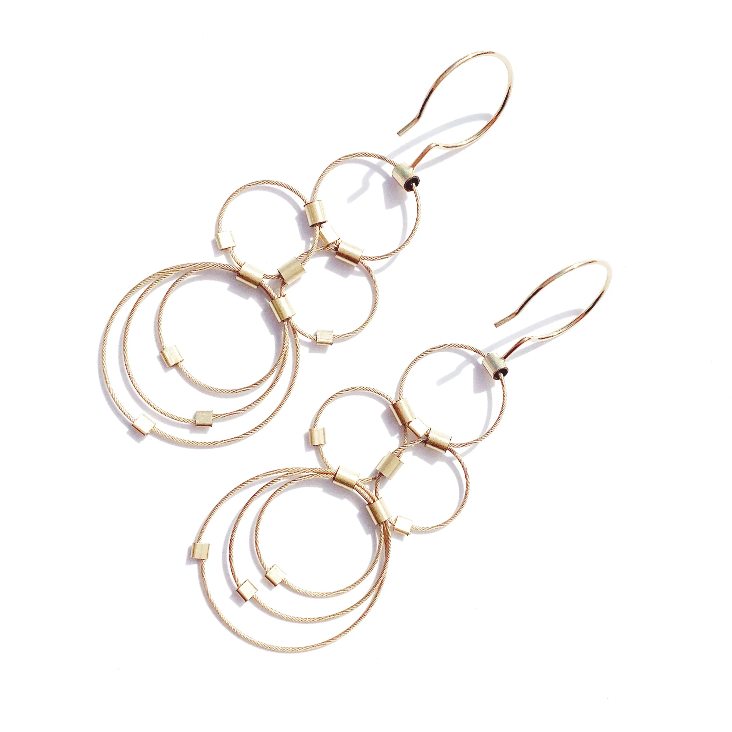 MPR x Golden Glow Earrings: Multi Circle Hooks