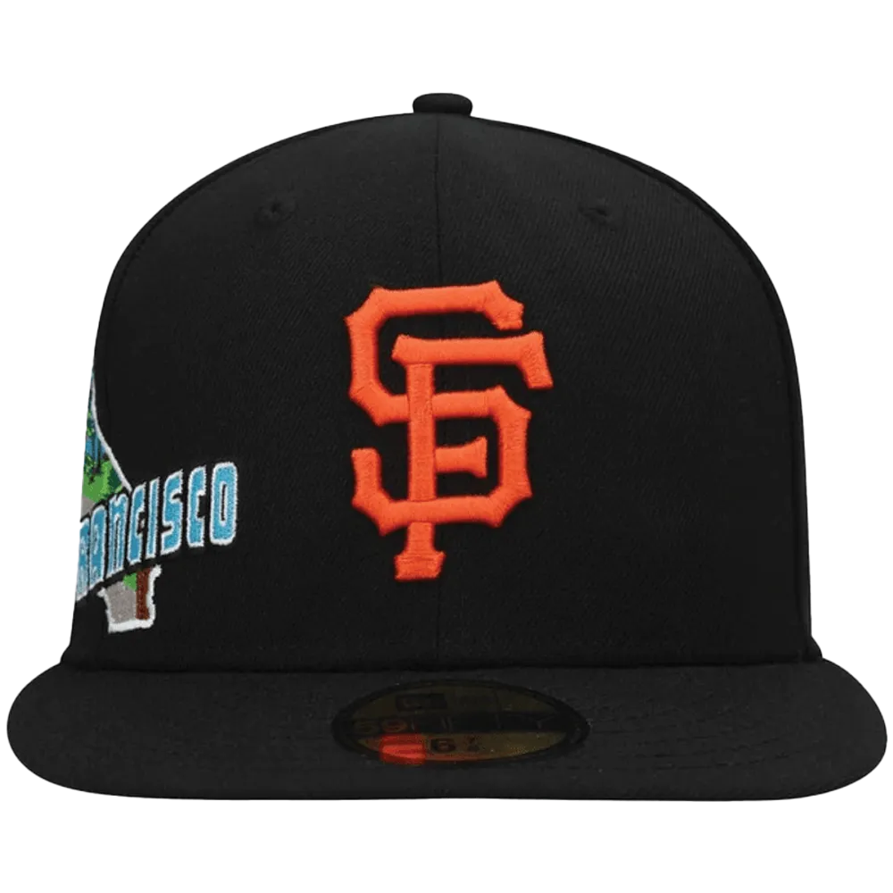 New Era Men's San Francisco Giants New Era Black Stateview 59Fifty Fitted Hat