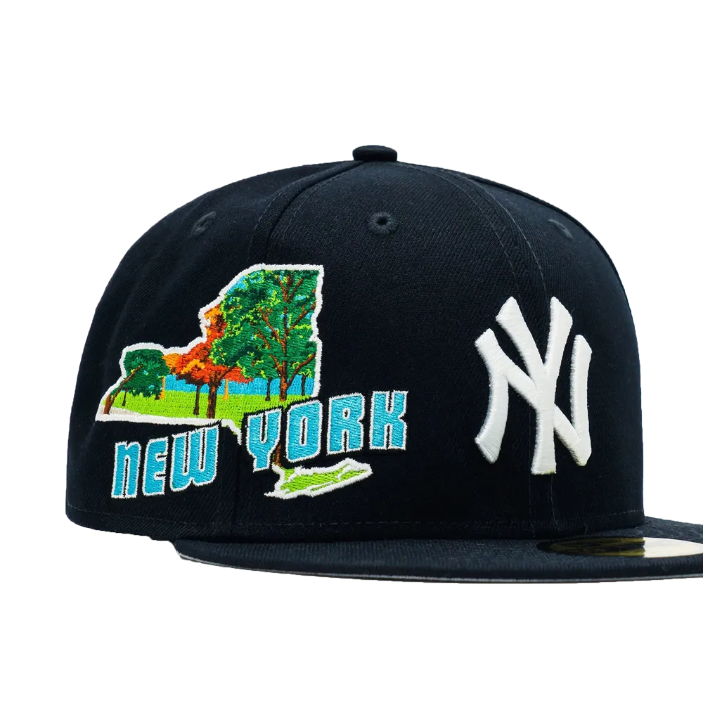 New Era Mlb New York Yankees State View 59Fifty Fitted