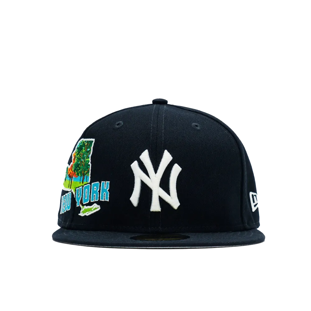 New Era Mlb New York Yankees State View 59Fifty Fitted