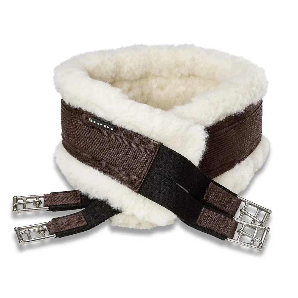 Oaklyn Brown Terra Girth with Natural Fleece Liner