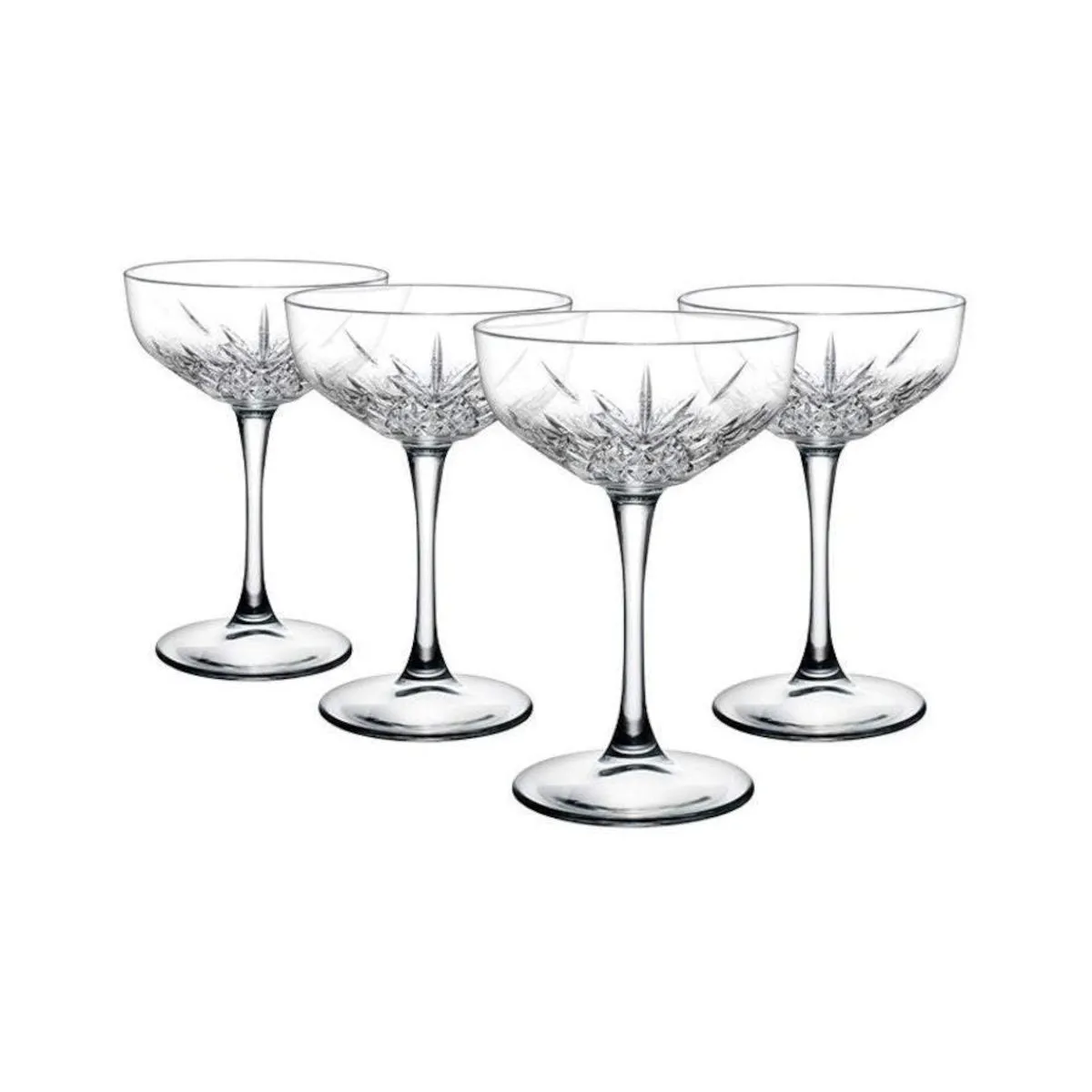 Pasabahce Timeless Champagne Saucers 255ml (Set of 4)