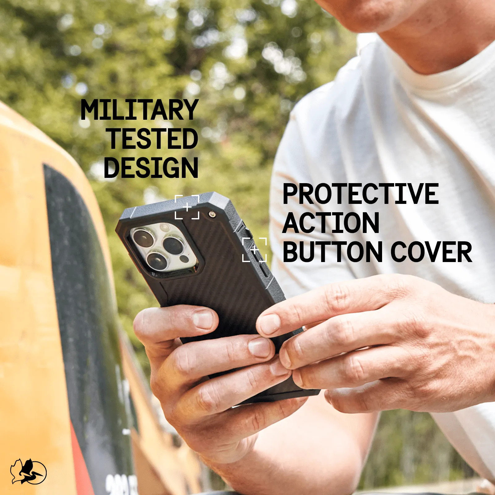Pelican Shield Carbon Fiber MagSafe - iPhone 16 Pro Max