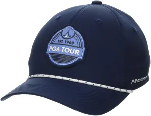 PGA TOUR Men's Premium Label Golf Cap, Pre-Curved Visor, Snapback Closure, Ventilated and Durable
