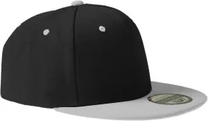 PLAIN GEAR Classic Flat Bill Hats for Men & Women Snapback Brim Hat - Blank Snap Back Two-Tone Color with Snap Closure