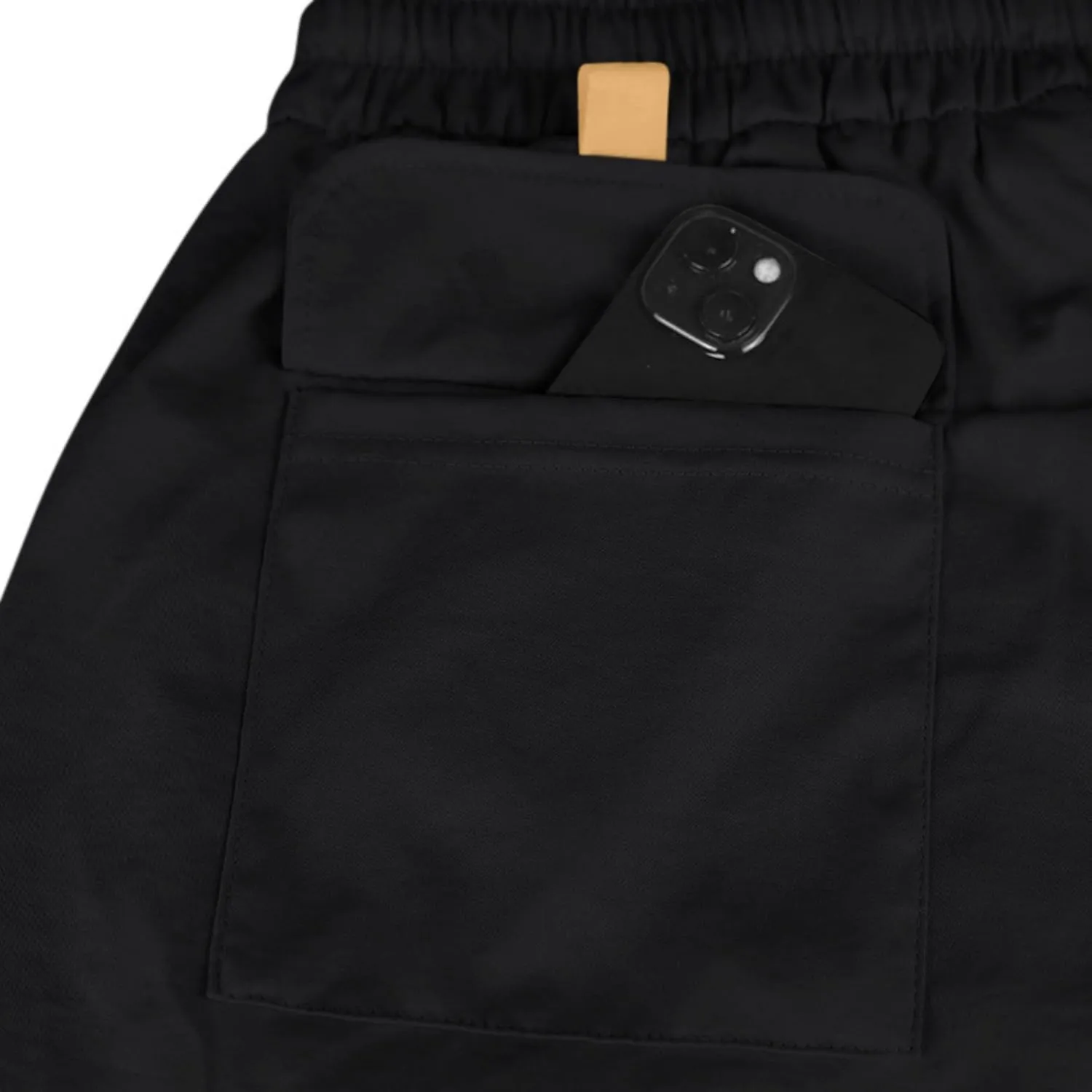 PORCLAY Cargo Shorts for Men Trendy Drawstring Elastic Waist Casual Shorts with Multi Pockets Workout Sport Outdoor