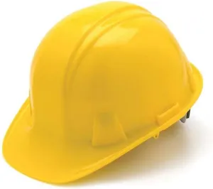 Pyramex Safety SL Series Cap Style Hard Hat, 4-Point Snap Lock Suspension