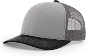 Richardson 112 Trucker Hat - Premium Blank Baseball Cap, Adjustable Snapback Hat - Structured Six Panel Richardson Blank Hats