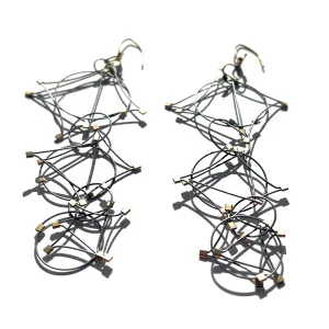 Shape Multi Descending Hook Earrings