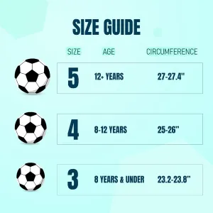 Soccer Ball Size 3/4/5 with Pump & Bag - Pack of 1, 2 or 3 - Official Size & Weight - Classic Black & White - Indoor Outdoor Use - Durable & Long-Lasting - Ideal Gift for Toddler, Kids, Youth & Adults