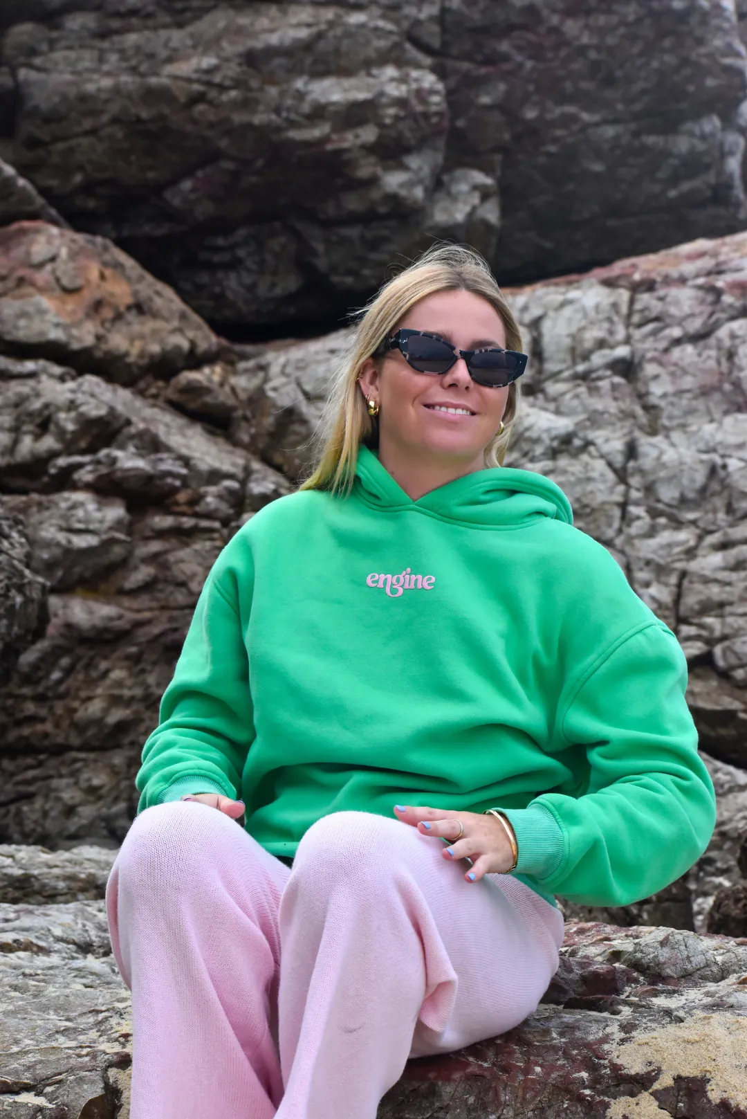 Womens Hoodie - Foam Logo