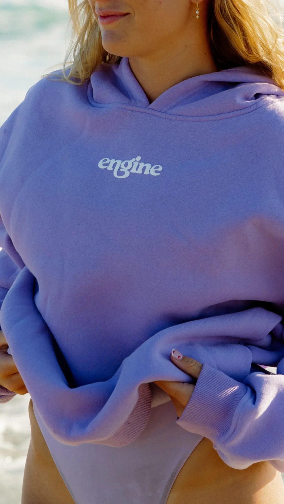Womens Hoodie - Foam Logo