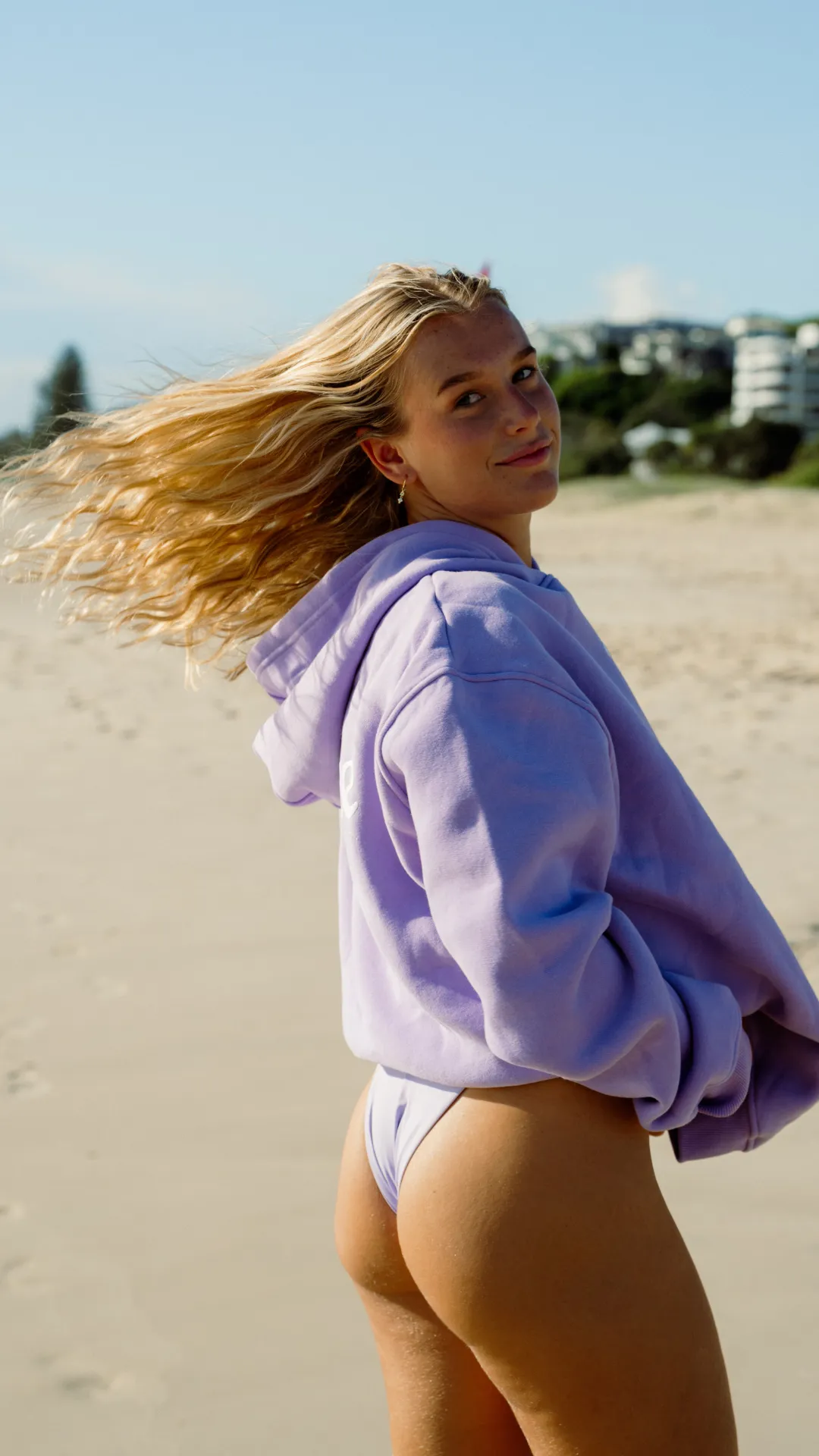 Womens Hoodie - Foam Logo