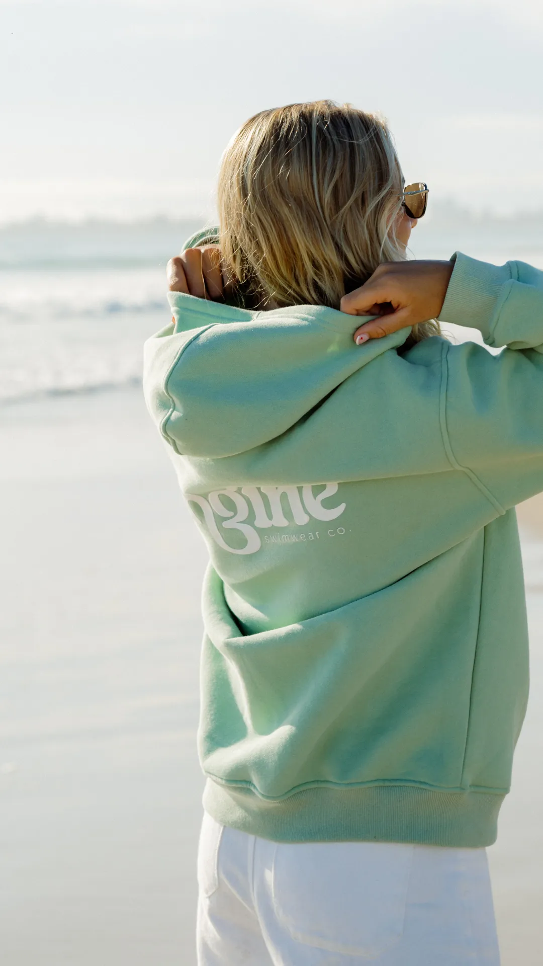 Womens Hoodie - Foam Logo