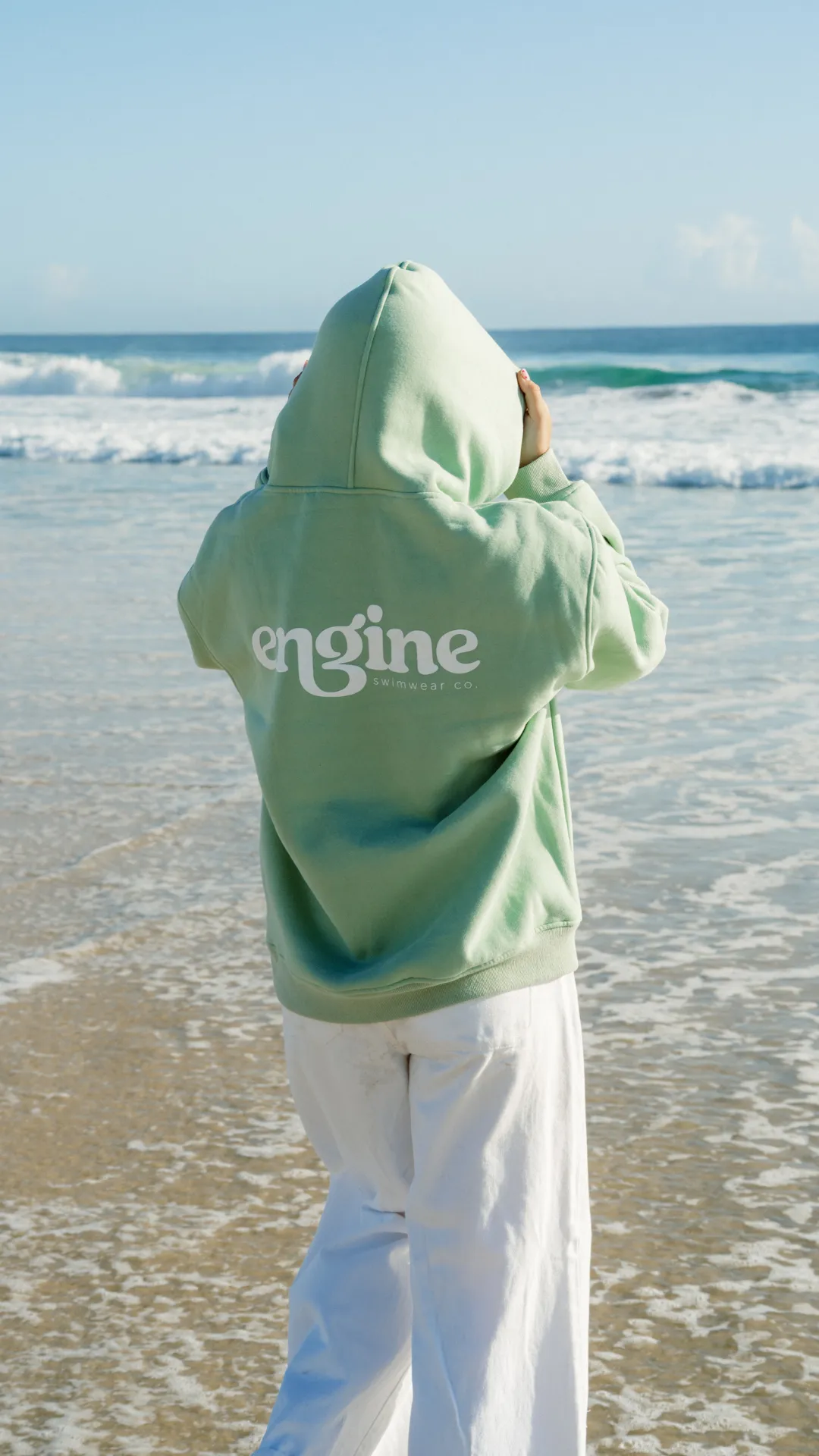 Womens Hoodie - Foam Logo