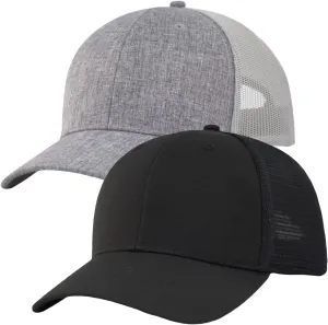 XXL Plus Size Trucker Hat Snapback Big Head Men's Mesh-Back Ball Cap