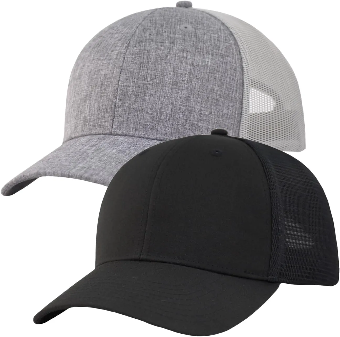 XXL Plus Size Trucker Hat Snapback Big Head Men's Mesh-Back Ball Cap