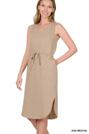 ZE263 - DRAWSTRING DRESS